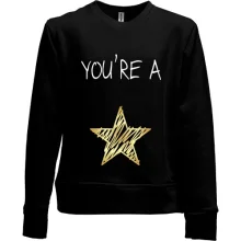 Детский свитшот без начеса You`re a star
